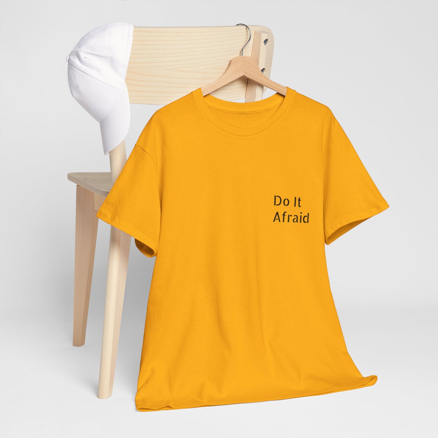 T-Shirt — "Do It Afraid" Inspirational Graphic Tee