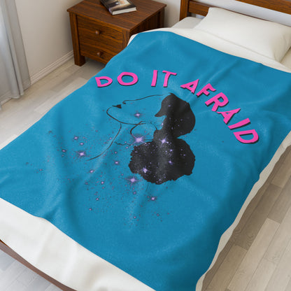 Empowerment Plush Blanket - Cozy Throw, Soft Blanket, Motivational Home Decor, Inspirational Gift, Self-Love Decor, Unique Couch Blanket