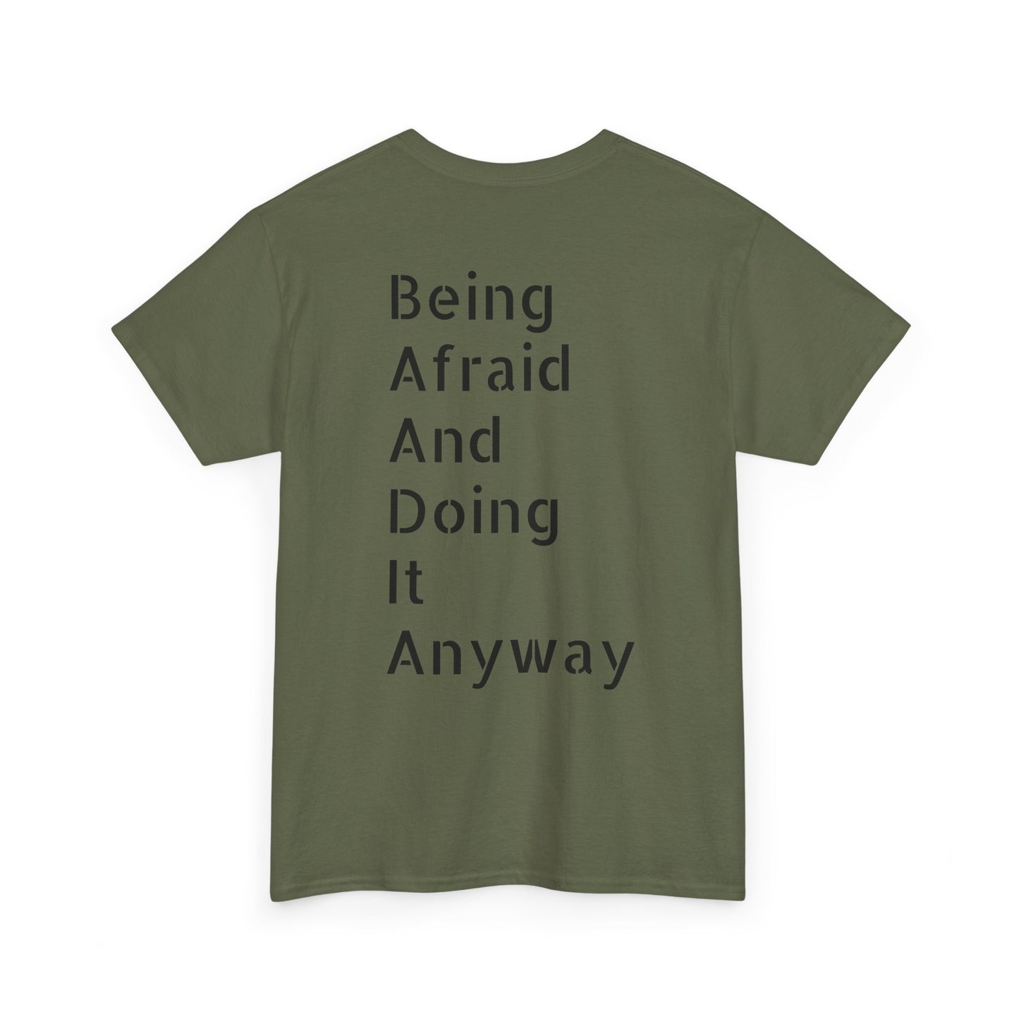 T-Shirt — "Do It Afraid" Inspirational Graphic Tee