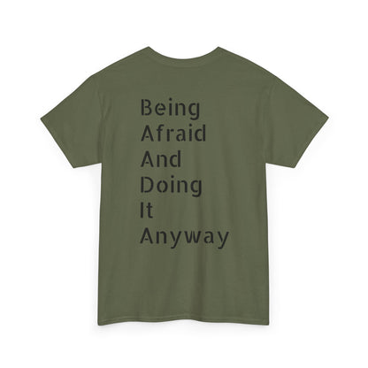 T-Shirt — "Do It Afraid" Inspirational Graphic Tee