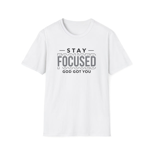 Stay Focused Inspirational Unisex Softstyle T-Shirt