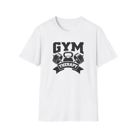 Gym Therapy Unisex Softstyle T-Shirt - Workout Motivation Tee
