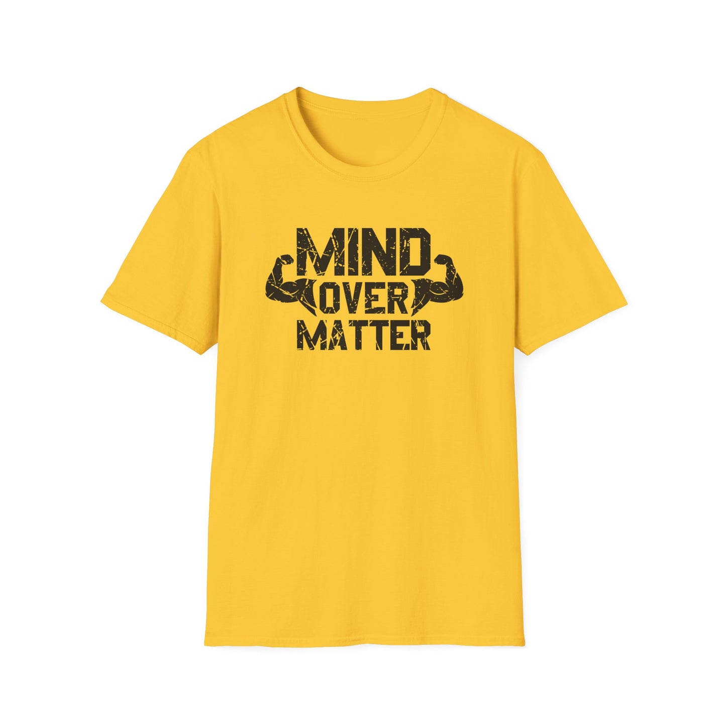 Mind Over Matter Unisex Softstyle T-Shirt - Motivational Fitness Tee