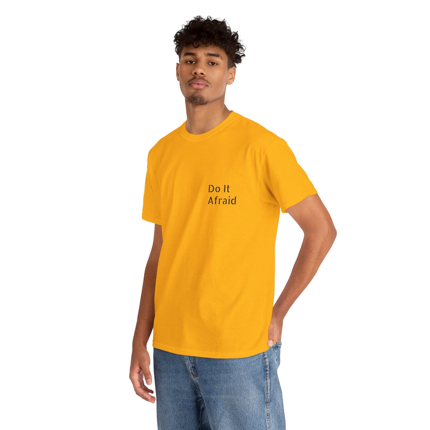T-Shirt — "Do It Afraid" Inspirational Graphic Tee