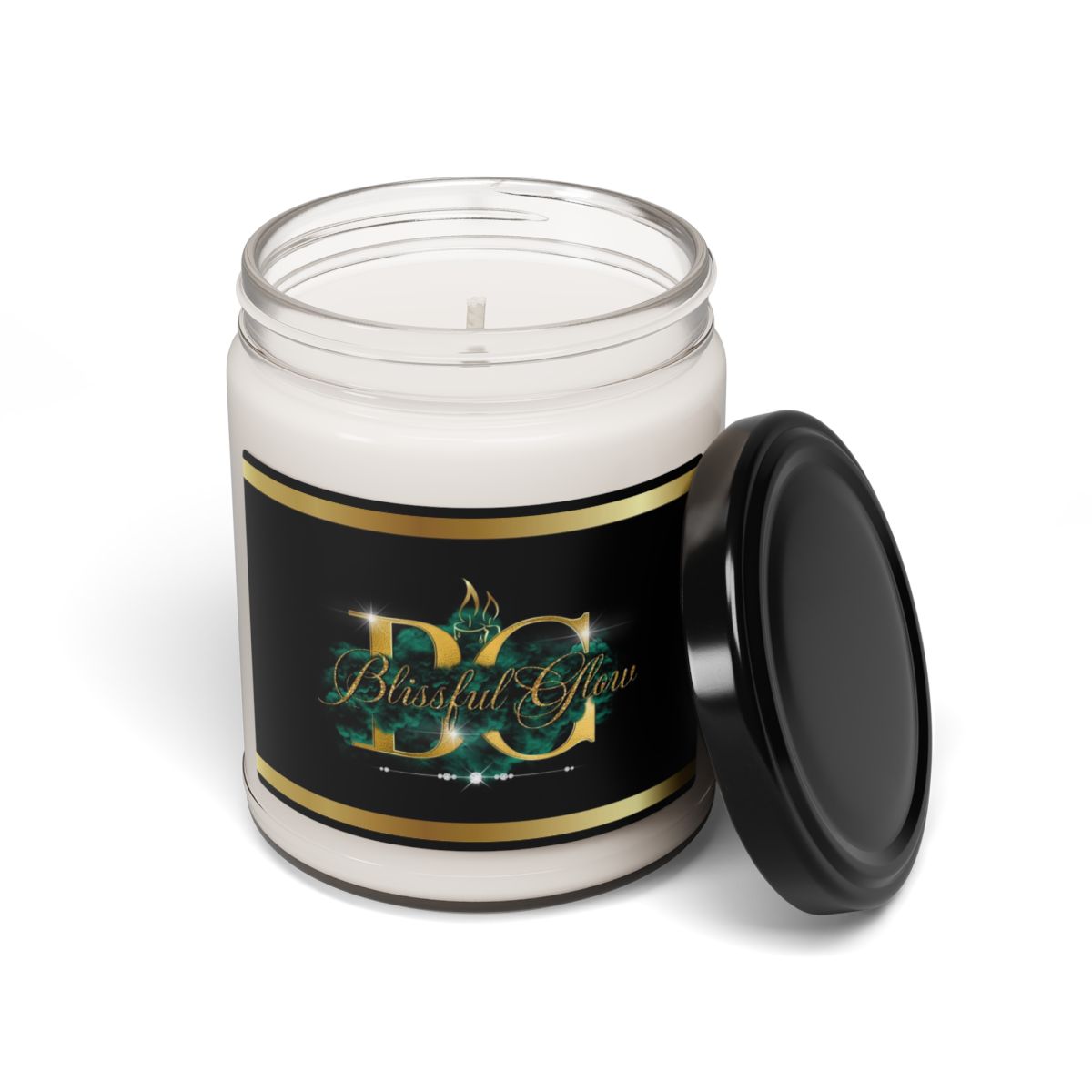 Blissful Glow Scented Soy Candle - 9oz Aromatherapy Candle for Relaxation and Self-Care