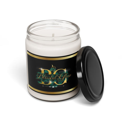 Blissful Glow Scented Soy Candle - 9oz Aromatherapy Candle for Relaxation and Self-Care