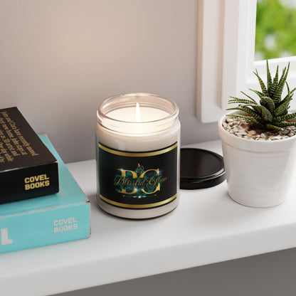 Blissful Glow Scented Soy Candle - 9oz Aromatherapy Candle for Relaxation and Self-Care