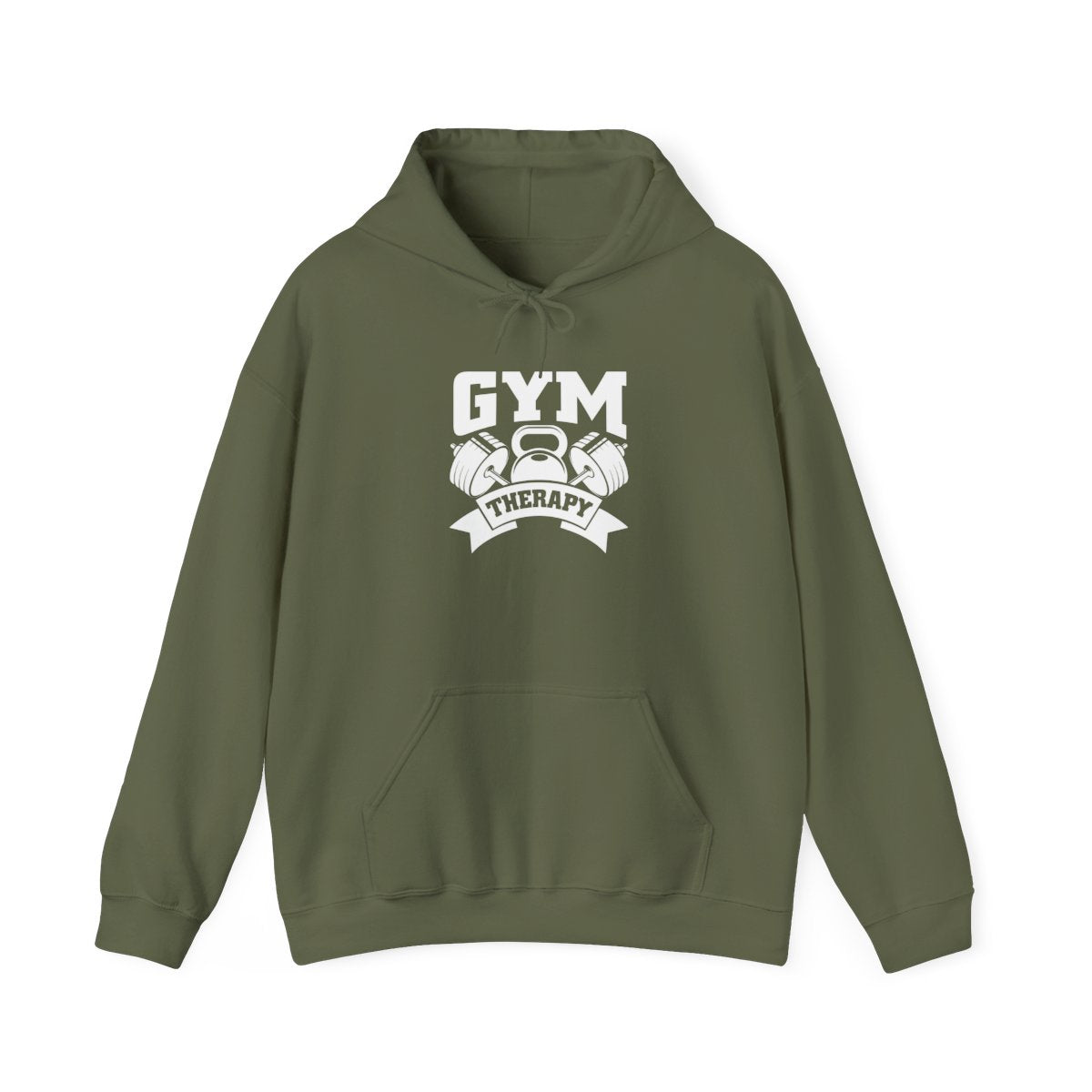 Gym Therapy Unisex Heavy Blend Hoodie - Perfect for Fitness Lovers