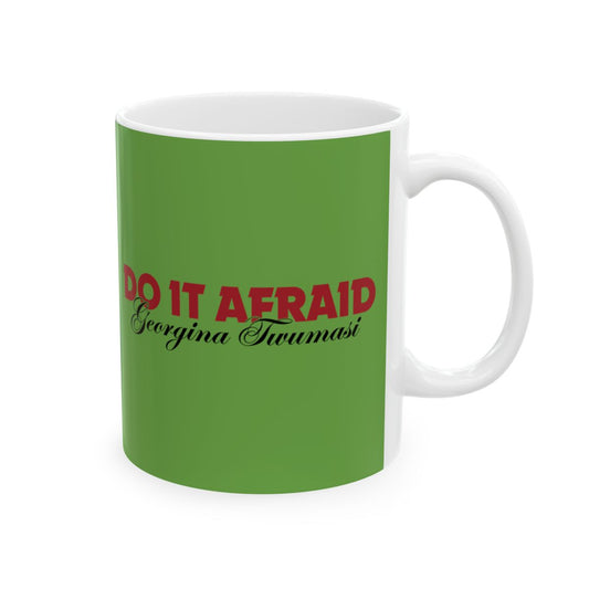 Inspirational Ceramic Coffee Mug - "Do It" Motivational Quote - 11oz & 15oz